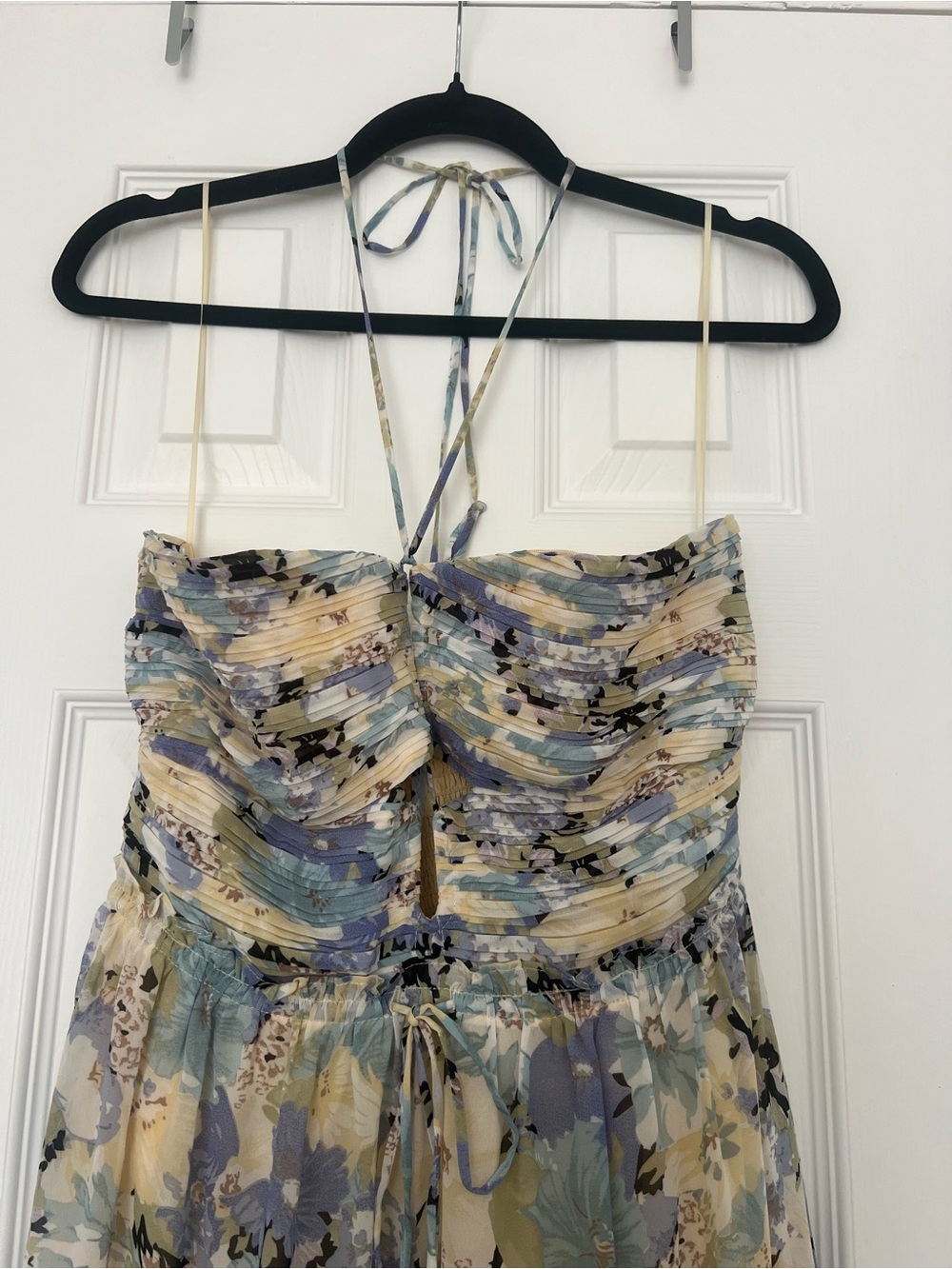 ASTR the label Rozina Maxi Dress in Blue/Green Floral, Size Medium - Picture 5 of 9